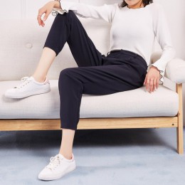 Metersbonwe nowe spodnie dorywczo dla kobiet spodnie damskie wysokiej jakości spodnie damskie biurowe Slim fit proste, dopasowan