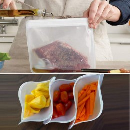 Ekologiczna torba do przechowywania żywności wielokrotnego użytku na jedzenie w lodówce torba do przechowywania świeżych przekąs