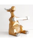 Statua zwierząt rzemiosło uchwyt na papier stół salon biuro restauracja do zawieszenia z papieru słoń/deer figurka home decor