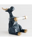 Statua zwierząt rzemiosło uchwyt na papier stół salon biuro restauracja do zawieszenia z papieru słoń/deer figurka home decor