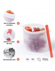 1500ml i 1000ml wielokrotnego użytku torby na pojemnik silikonowy na żywnosć | najlepsze forSandwich, płyn, przekąska, Lunch, ow