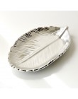 Porcelanowe ozdobne naczynia w kształcie liści złote srebrne różowe złoto ozdobne awangardowe dekoracyjne