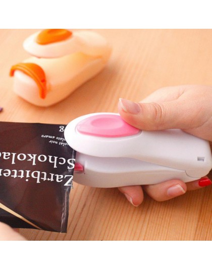 Przenośna Mini uszczelniająca maszyna próżniowa zgrzewarka do użytku domowego Capper Foodsaver na plastikowy pojemnik do przevho
