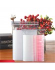 100 sztuk/partia PE samoprzylepne 6 przewody Ziplock Lock zip Poly wyczyść torby plastikowe torby do przechowywania żywności gru