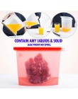 1000ml 1500ml schowek silikonowy worek wielokrotnego użytku pojemnik silikonowy na żywnosć torby na żywność Seal Ziplock zamraża