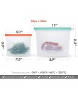 1000ml 1500ml schowek silikonowy worek wielokrotnego użytku pojemnik silikonowy na żywnosć torby na żywność Seal Ziplock zamraża