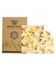 Wielokrotnego użytku folia spożywcza wosk pszczeli wrap wosk pszczeli okładka folia plastikowa zestawy wosk pszczeli Wrap tkanin