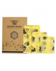 Wielokrotnego użytku folia spożywcza wosk pszczeli wrap wosk pszczeli okładka folia plastikowa zestawy wosk pszczeli Wrap tkanin