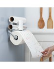 Wielu funkcja kuchnia rolki papieru półka wrap film uchwyt toaleta wc półka organizator przechowywania kuchnia stojak regulowany