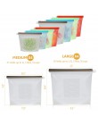 1000ml 1500ml Zip Lock hermetyczna uszczelka silikonowy worek wielokrotnego użytku pojemnik silikonowy na żywnosć torba do gotow