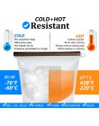 1000ml 1500ml Zip Lock hermetyczna uszczelka silikonowy worek wielokrotnego użytku pojemnik silikonowy na żywnosć torba do gotow