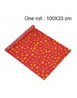 100x33cm wosk pszczeli folia spożywcza wielokrotnego użytku ekologiczne zrównoważone uszczelnienie silikonowe drzewo żywica olej