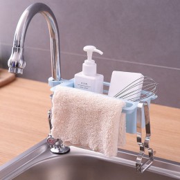 1PC kuchnia gąbka do zlewu plastikowy stojak do przechowywania danie spustowy mydło Organizer do pędzli kuchnia akcesoria łazien