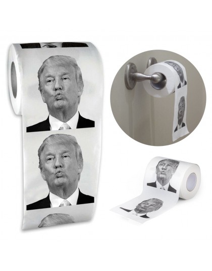1PC rolka papieru toaletowego przewodniczący rolka papieru toaletowego powieść dowcipny prezent Prank Joke