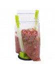 Regulowany antypoślizgowe do przechowywania Ziplock uchwyt na torebkę klips do torebek ręce-darmowe plastikowe ręce Baggy stojak