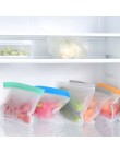 Wielokrotnego użytku torba do przechowywania żywności silikonowa Ziplock szczelna torba na żywność do kanapek/przekąsek/owoców ż
