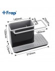 Frap stojaki organizator Caddy przechowywania zlewozmywak Tidy naczynia gąbki uchwyty ociekaczem zintegrowany ociekacz narzędzia