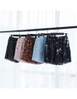 Luźne w stylu boho w kwiaty na co dzień kobiety szyfonowe szorty plus rozmiar spodenki w kropki lato M30270