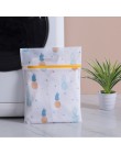 Ananas drukowanie zapinana na zamek worek siatkowy do prania poliester do prania netto torba dla bielizna skarpety mycie maszyna