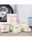 3 kolory haft worek na pranie chronione bielizna biustonosz skarpetki dedykowane pranie etui Zipper Mesh bielizna do prania bius