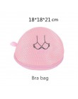 3 kolory haft worek na pranie chronione bielizna biustonosz skarpetki dedykowane pranie etui Zipper Mesh bielizna do prania bius