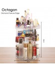360 obracanie akrylowe kosmetyczne organizator na przybory do makijażu DIY odpinany Rangement Maquillage regulowany organizer na