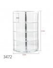 360 obracanie akrylowe kosmetyczne organizator na przybory do makijażu DIY odpinany Rangement Maquillage regulowany organizer na