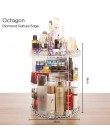 360 obracanie akrylowe kosmetyczne organizator na przybory do makijażu DIY odpinany Rangement Maquillage regulowany organizer na