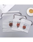 3 sztuk/zestaw przenośna kreskówka przezroczysta kosmetyczka podróżna kosmetyczka na produkty do makijażu wodoodporne kobiety ma
