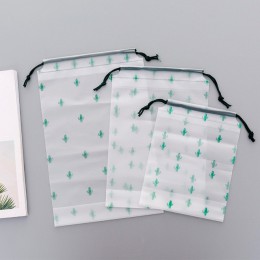 Kaktus wodoodporne pudełko na kosmetyki kobiety podróżna kosmetyczka na produkty do makijażu Zipper Makeup Bath Organizer pokrow
