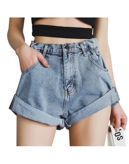 WENYUJH Vintage wysokiej talii spodenki jeansowe kobiet 2020 koreański styl wygodne szorty dżinsy letnie seksowne krótkie spodni