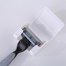 Bezdotykowy ABS Shaver Storage Rack uchwyt na golarkę samoprzylepną naścienny uchwyt na maszynkę do golenia wtyczka zasilania ha