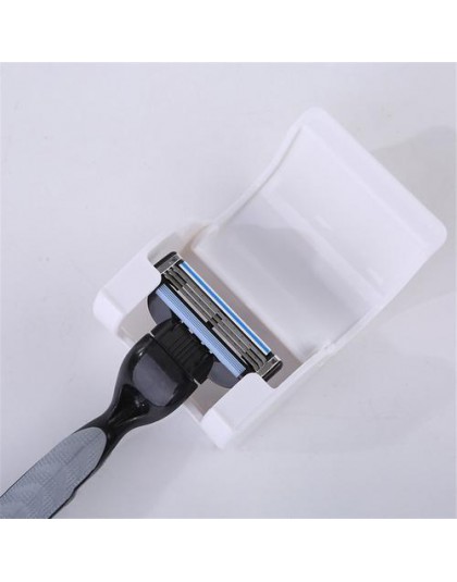 Bezdotykowy ABS Shaver Storage Rack uchwyt na golarkę samoprzylepną naścienny uchwyt na maszynkę do golenia wtyczka zasilania ha