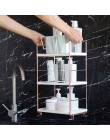 3/2 poziomów z miedzi do łazienki plated Shower Organizer półki do lądowania stojak do prania przenośne wielowarstwowe przechowy