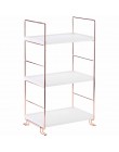 3/2 poziomów z miedzi do łazienki plated Shower Organizer półki do lądowania stojak do prania przenośne wielowarstwowe przechowy