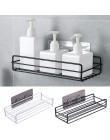 Żelaza kuchnia łazienka półka po prysznic przechowywania kosz ssania Caddy Rack Mensola del bagno kuchnia sypialnia łazienka HTQ