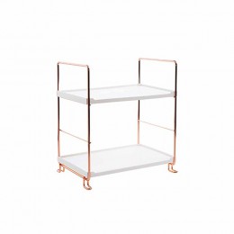 3/2 poziomów z miedzi do łazienki plated Shower Organizer półki do lądowania stojak do prania przenośne wielowarstwowe przechowy