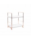 3/2 poziomów z miedzi do łazienki plated Shower Organizer półki do lądowania stojak do prania przenośne wielowarstwowe przechowy