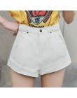 WENYUJH Vintage wysokiej talii spodenki jeansowe kobiet 2020 koreański styl wygodne szorty dżinsy letnie seksowne krótkie spodni