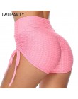 Nowe spodenki Booty damskie letnie seksowne spodenki jogga do biegania sportowego Push up Slim elastyczny, wysoki stan treningu 