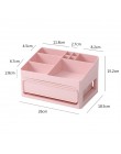 Organizator na przybory do makijażu organizer na kosmetyki na przechowywanie kosmetyków pojemnik na biżuterię pulpit DIY wielowa