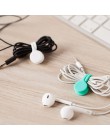 3 sztuk/partia silikonowy magnetyczny przewód słuchawkowy Winder drutu kabel organizator Holder magnes słuchawki Winder kable kl