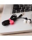 3 sztuk/partia silikonowy magnetyczny przewód słuchawkowy Winder drutu kabel organizator Holder magnes słuchawki Winder kable kl