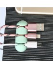 2 sztuk kolorowe kabel Winder drutu przechowywania kabel silikonowy Manager Holder biurko schludny organizator na kabel cyfrowy