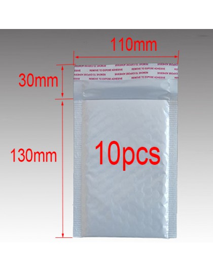 (110*130mm) 10 sztuk/partii koperty z folią bąbelkową opakowania torby przewozowe Kraft Bubble koperta pocztowa torby