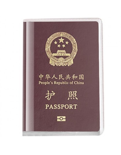 BUBM Travel wodoodporne etui na paszport przezroczyste pcv okładka na paszport ID koszulki na karty kaseta Cred etui ochronne na