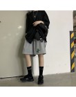 Koreańska fala kosmici Harajuku Vintage casual dropshipping regularne luźne duże rozmiary proste BF pantalones jogger spodenki r