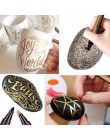 10 sztuk/zestaw DIY Metal permanentne markery malarskie piśmiennicze rękodzieło pióro dla studentów kartka imprezowa ceramika de