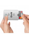 20 sztuk/partia Anti Scan RFID blokowanie pokrowiec na kartę pokrywa dla karty kredytowej zabezpieczyć swoją tożsamość debet IC 
