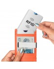 20 sztuk/partia Anti Scan RFID blokowanie pokrowiec na kartę pokrywa dla karty kredytowej zabezpieczyć swoją tożsamość debet IC 
